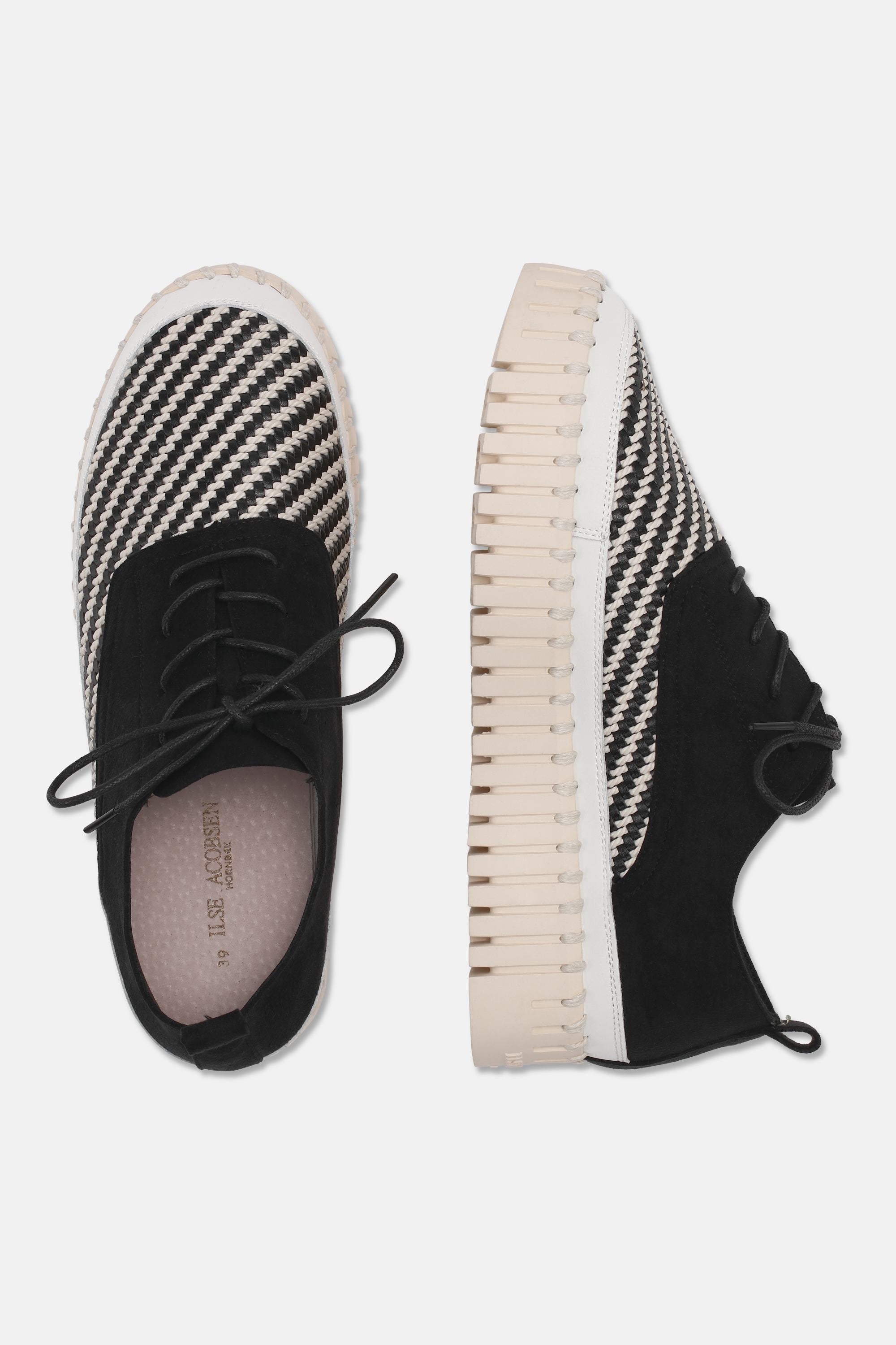 Tulip Sko Med Lisser - Black